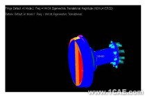 基于CAE的重力場對旋轉(zhuǎn)對稱結(jié)構(gòu)零部件振動可靠性的影響ansys培訓(xùn)的效果圖片4