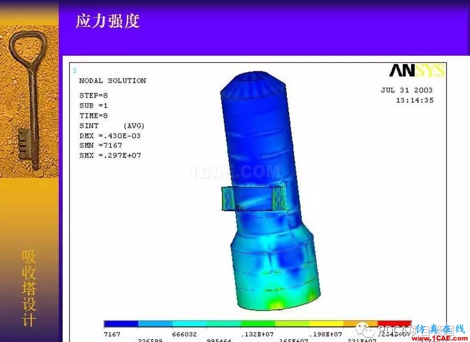 吸收塔易拉罐Ansys有限元分析案例圖解ansys結果圖片16