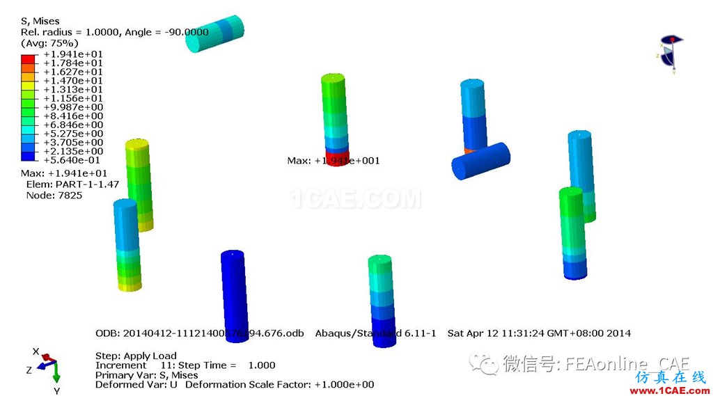 Abaqus帶螺紋螺栓接觸應(yīng)力分析淺析【轉(zhuǎn)發(fā)】abaqus有限元仿真圖片1