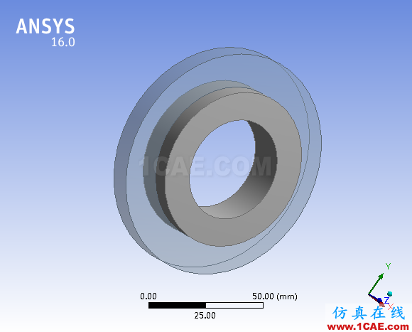 Ansys WB軸孔過(guò)盈配合仿真分析ansys結(jié)構(gòu)分析圖片1