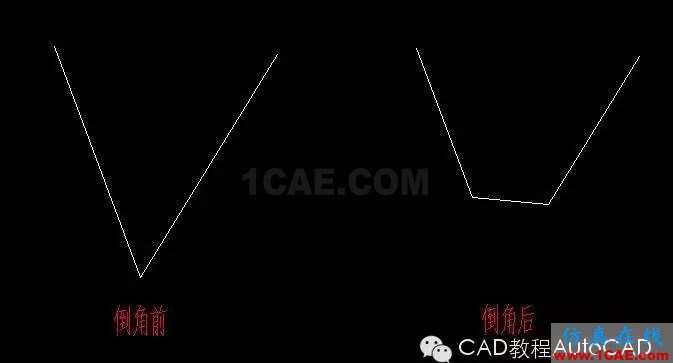 【AutoCAD教程】進(jìn)行倒角或圓角時(shí)如何保留倒角或圓角前的對象不修剪？AutoCAD分析案例圖片1