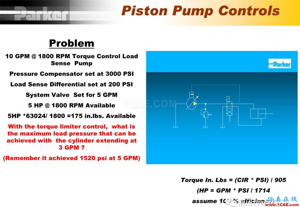 Parker變量柱塞泵詳盡培訓(xùn)資料Pumplinx流體分析圖片57