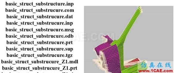 ANSA小竅門(mén)-“設(shè)置ABAQUS子結(jié)構(gòu)”ANSA培訓(xùn)教程圖片9