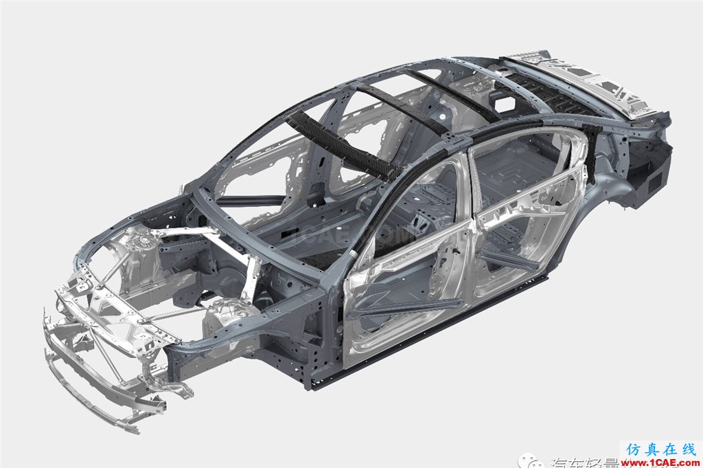 BMW 7系碳纖維和金屬的連接和防腐方案hypermesh技術(shù)圖片1