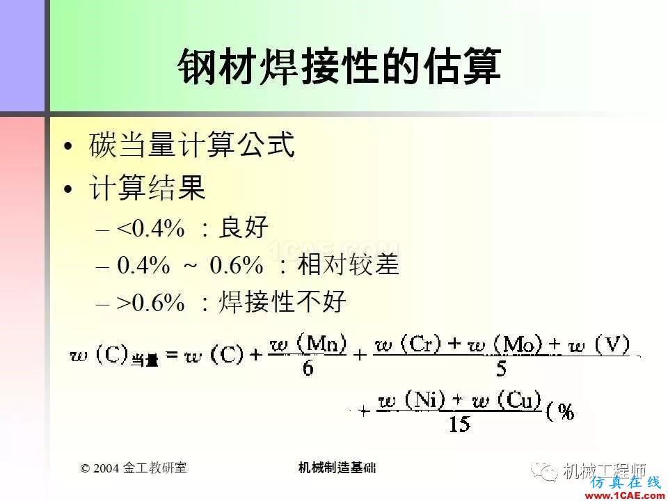 【專業(yè)積累】100頁(yè)P(yáng)PT，全面了解焊接工藝機(jī)械設(shè)計(jì)教程圖片61