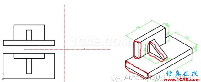 AutoCAD 繪制三視圖的基本步驟AutoCAD應(yīng)用技術(shù)圖片15