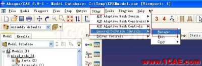 ABAQUS6.9版本XFEM(擴展有限元)例子的詳細圖解step by step