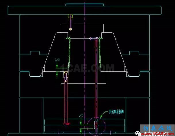 ug模具設(shè)計(jì)之其它頂出方式-前模頂出，油缸頂出-延遲頂出！ug模具設(shè)計(jì)技術(shù)圖片3