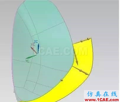 ug模具設(shè)計之用掃掠構(gòu)建無利角分型面的方法ug設(shè)計教程圖片5