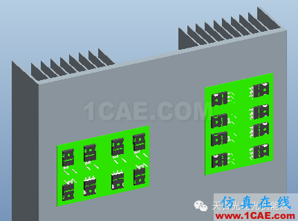 基于ICEPAK熱仿真的光伏逆變器結構優(yōu)化ansys圖片5