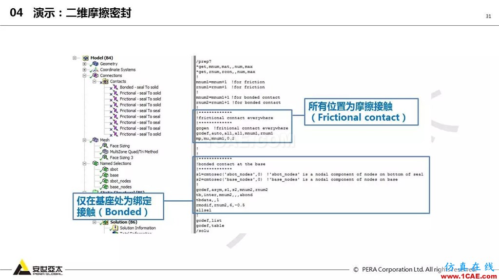 ansys General Contact在接觸定義中的運(yùn)用（44頁P(yáng)PT+視頻）ansys結(jié)構(gòu)分析圖片31