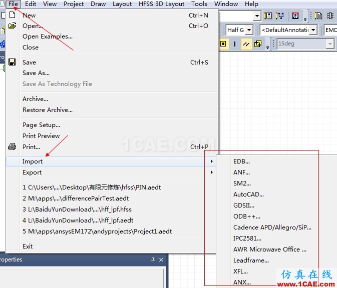 PCB文件如何導(dǎo)入HFSS？HFSS培訓(xùn)的效果圖片1