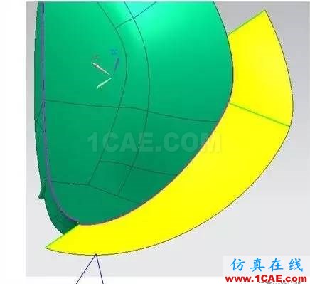 ug模具設(shè)計之用掃掠構(gòu)建無利角分型面的方法ug設(shè)計教程圖片6