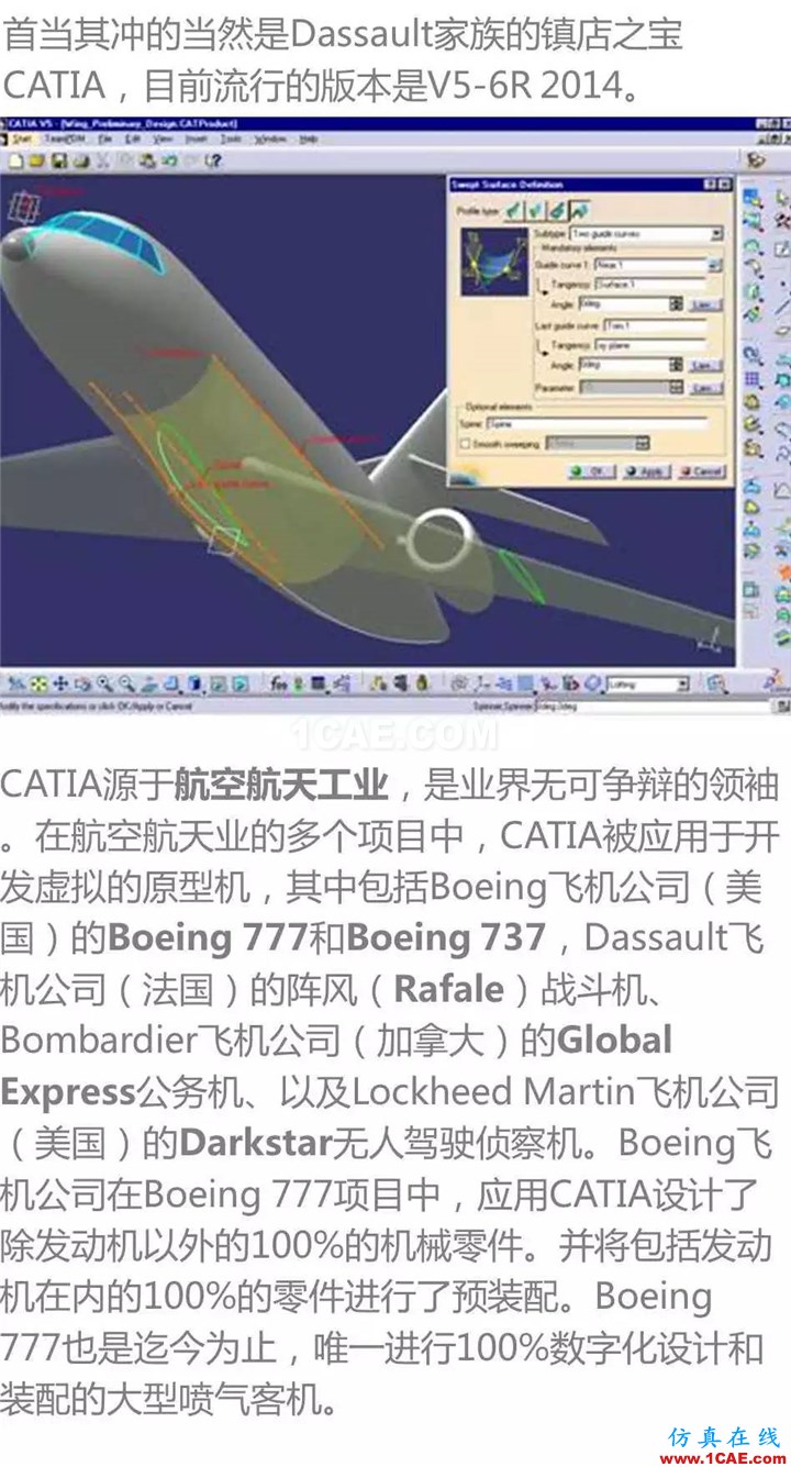 用CATIA還是UG，這是個(gè)問題 | 存干貨Catia培訓(xùn)教程圖片1