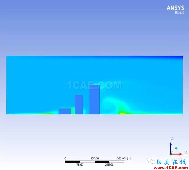 fluent城市建筑流體分析案例，氣流，風，和霧霾fluent結果圖片7