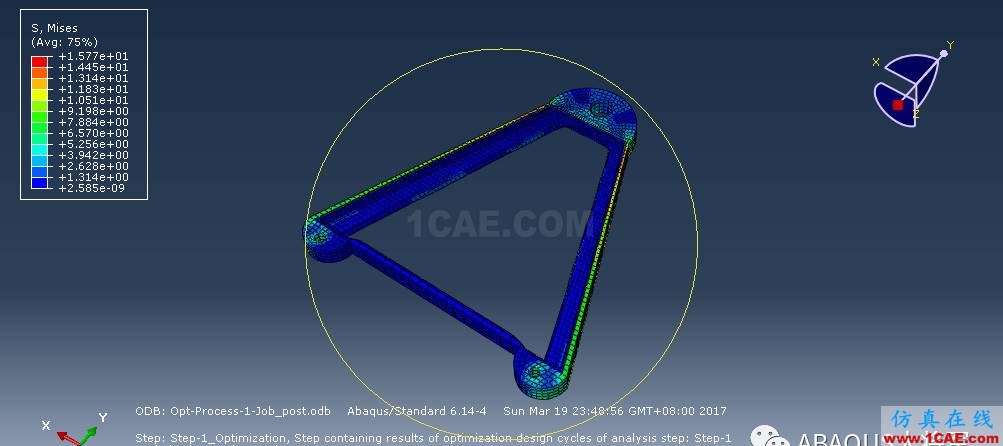 ABAQUS拓?fù)鋬?yōu)化仿真案例abaqus有限元分析案例圖片25