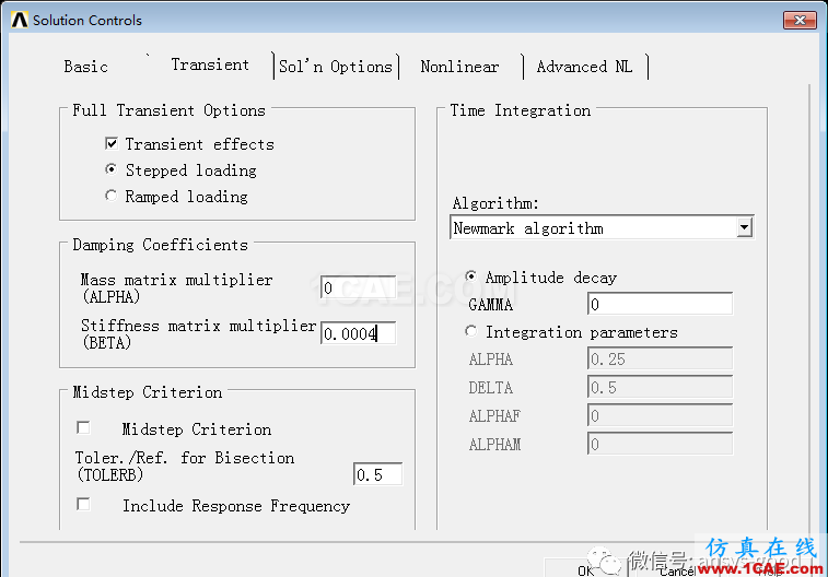 ANSYS時程分析中的阻尼比ansys圖片14