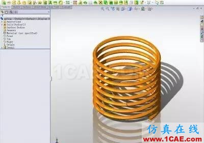 『實(shí)用技巧』SolidWorks最簡(jiǎn)單的彈簧畫法教程solidworks simulation技術(shù)圖片3