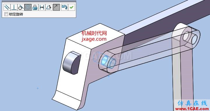 solidworks牛頭刨床仿真solidworks simulation技術(shù)圖片9