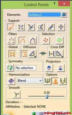 CATIA ICEM控制點編輯工具介紹Catia培訓(xùn)教程圖片1