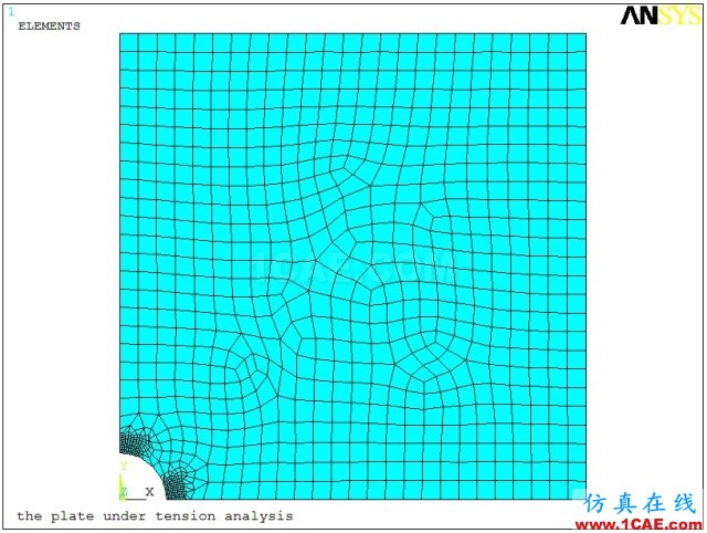 案例 | 基于ANSYS的應(yīng)力集中分析（分析+方法+步驟）ansys workbanch圖片11