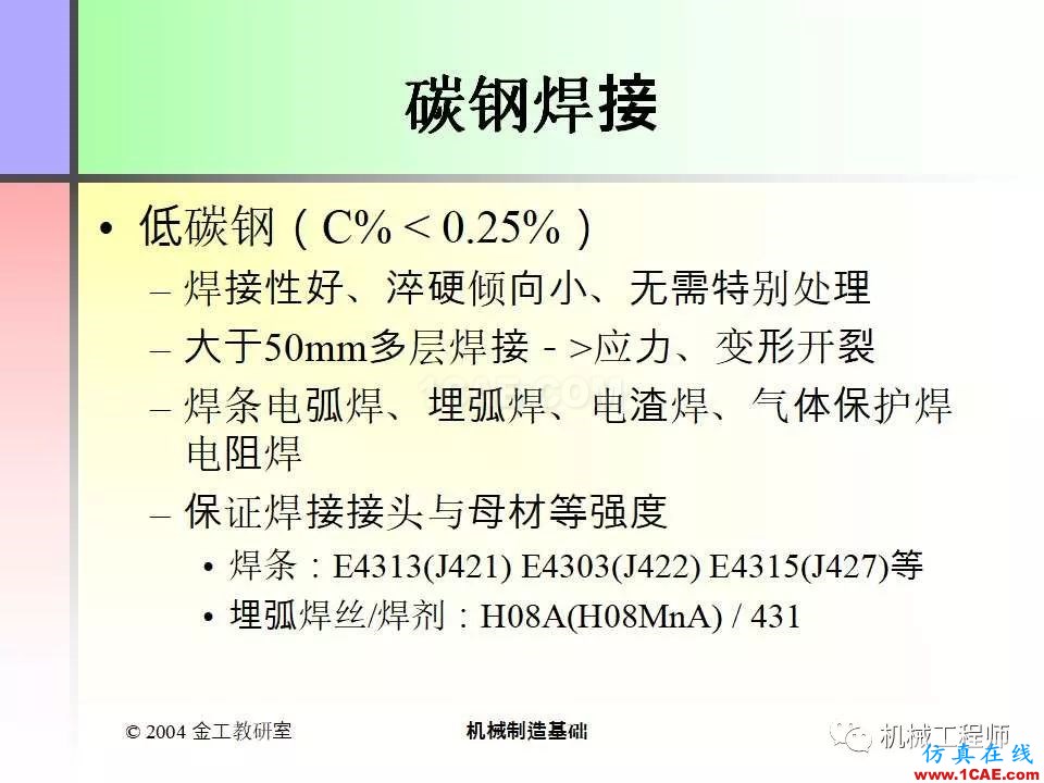 【專業(yè)積累】100頁(yè)P(yáng)PT，全面了解焊接工藝機(jī)械設(shè)計(jì)教程圖片63