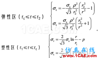 厚壁圓筒彈塑性分析ansys培訓(xùn)的效果圖片4