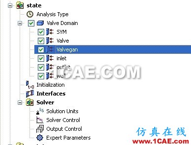 CFX高級(jí)應(yīng)用——如何模擬閥完全關(guān)閉到開啟的過(guò)程