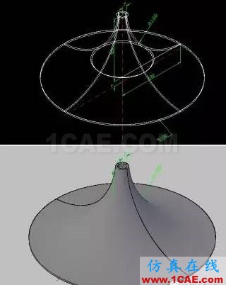 AutoCAD曲面實(shí)體造型實(shí)例AutoCAD仿真分析圖片10