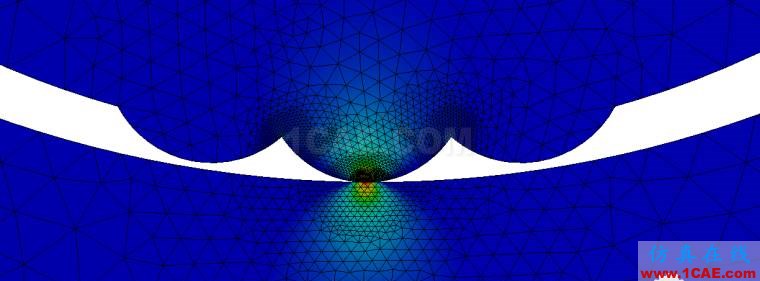 基于ANSYS Workbench軟件Convergence工具判定求解收斂的簡(jiǎn)例——【鋼絲繩赫茲接觸分析】【轉(zhuǎn)發(fā)】ansys結(jié)果圖片10