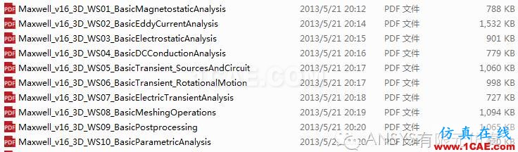 ANSYS Maxwell 電磁場(chǎng)官方培訓(xùn)資料&實(shí)例講解Maxwell培訓(xùn)教程圖片5