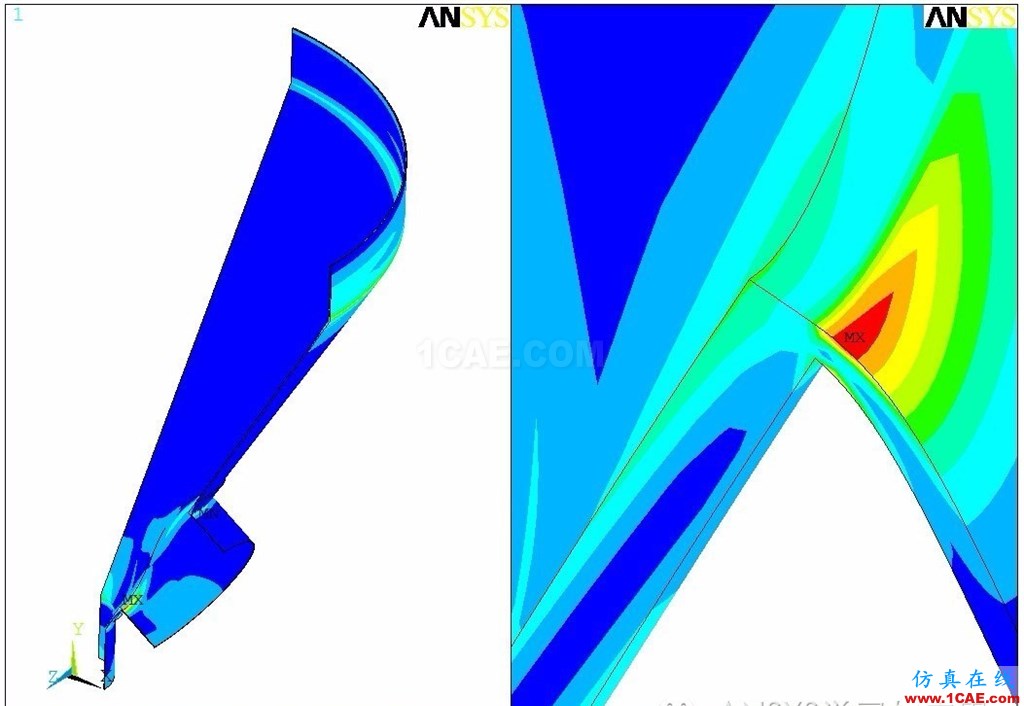 ansys案例欣賞ansys結(jié)果圖片1