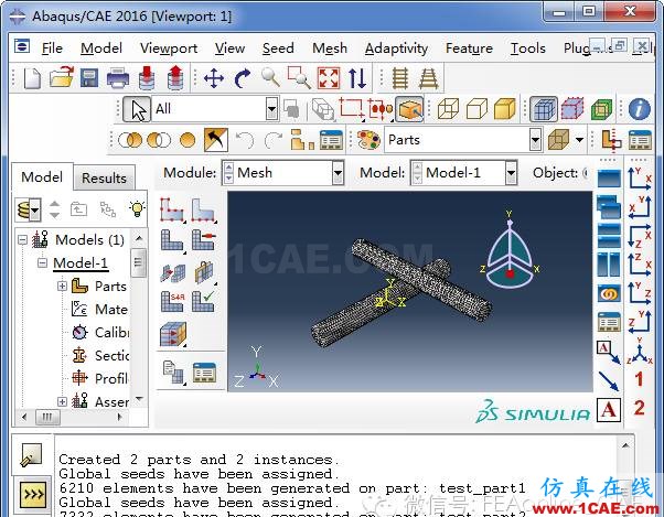 三分鐘搞定ABAQUS2016與SolidWorks2012智能化無(wú)縫集成abaqus有限元分析案例圖片7