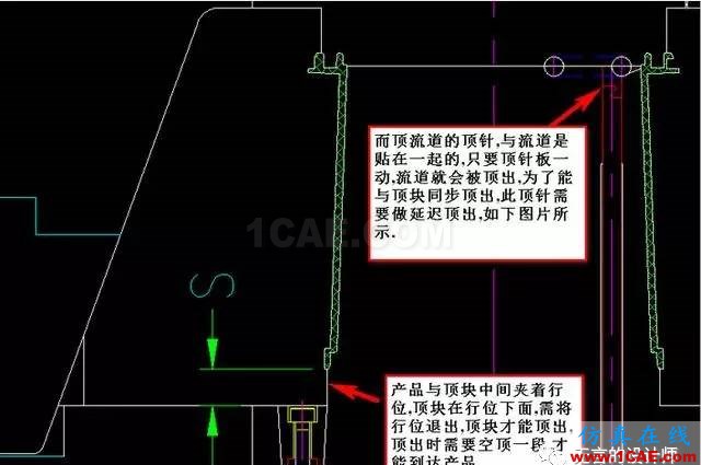 ug模具設(shè)計(jì)之其它頂出方式-前模頂出，油缸頂出-延遲頂出！ug模具設(shè)計(jì)技術(shù)圖片4