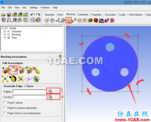 如何用ICEM對三角形特征幾何進(jìn)行結(jié)構(gòu)網(wǎng)格劃分