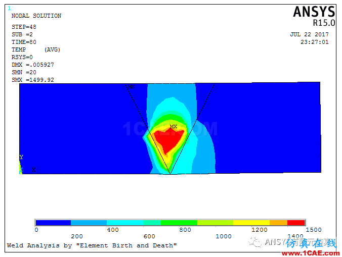 ANSYS生死單元之焊接過(guò)程模擬ansys分析案例圖片4