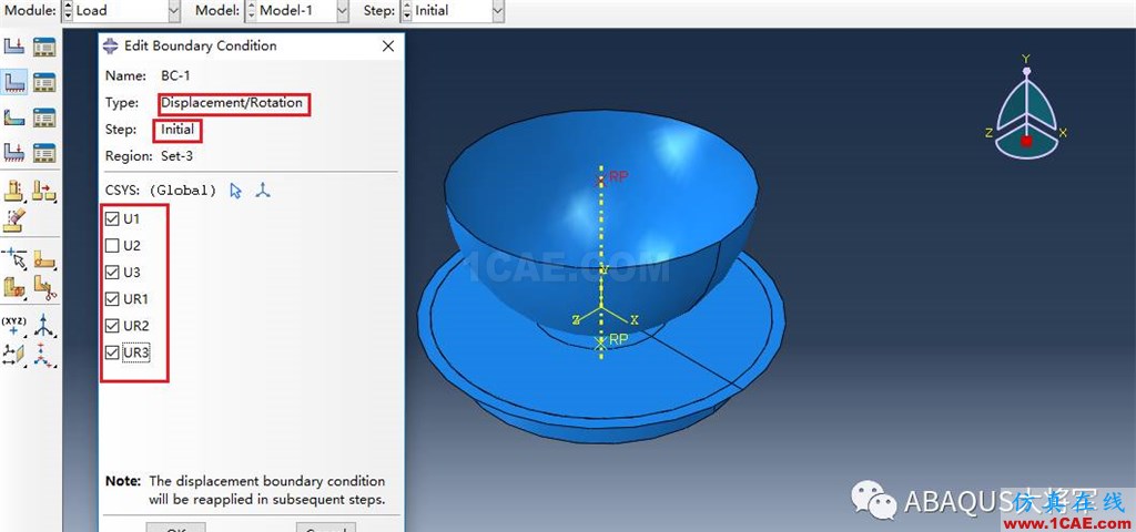 ABAQUS案例的Abaqus/CAE再現(xiàn)——半球形沖頭沖壓薄板abaqus有限元資料圖片25