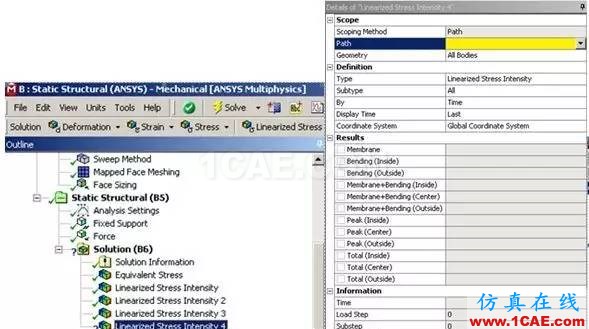 教程 | Ansys Workbench應(yīng)力線性化過程ansys結(jié)果圖片6