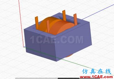 【技術(shù)貼】利用ANSYS Maxwell深入探究軟磁體之----電感變壓器Maxwell分析圖片1