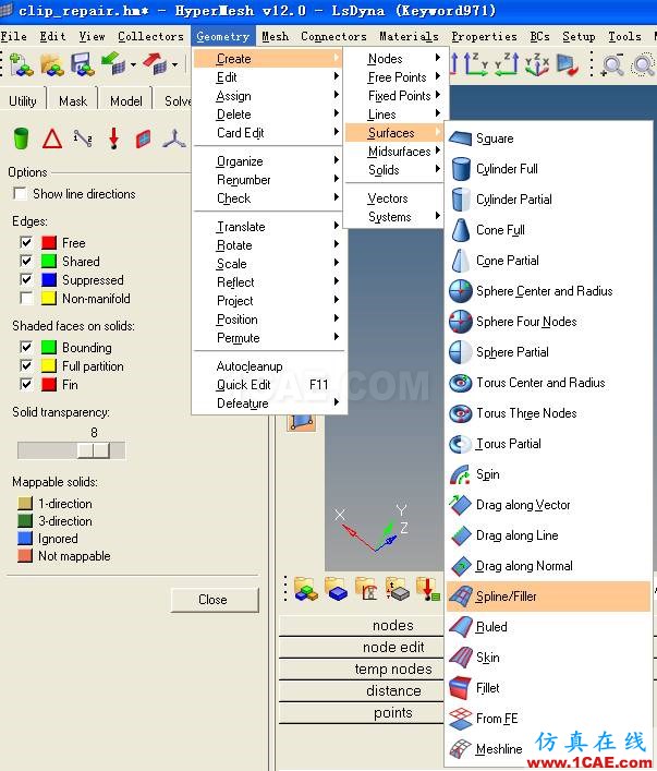 Hypermesh培訓基礎入門<4>hyperworks仿真分析圖片3