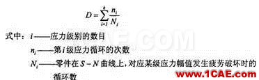 有限元軟件進(jìn)行疲勞分析的若干問題ansys分析案例圖片2