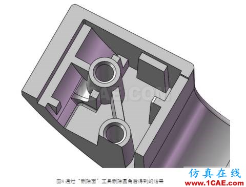 『干貨』SolidWorks使用“刪除面”修補與填補面solidworks simulation分析案例圖片8