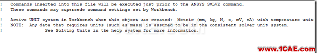 在ANSYS Workbench中使用APDL命令流ansys分析案例圖片13