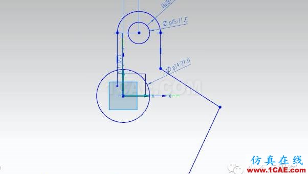 小康分享：UG/NX同步建模教程（11）之草圖繪制  | 點(diǎn)客開講ug設(shè)計案例圖片2