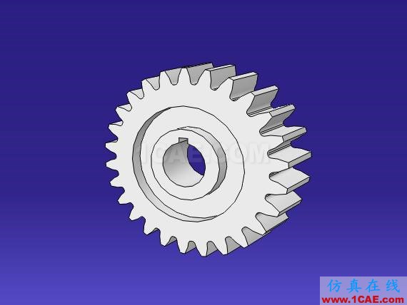 基于ABAQUS的直齒圓柱齒輪模態(tài)分析abaqus有限元仿真圖片7