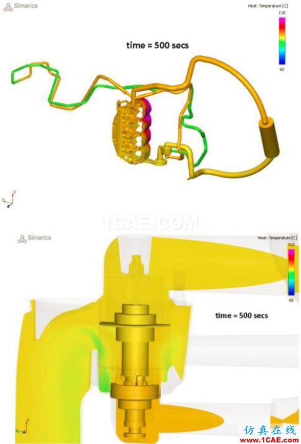 福特汽車如何開展冷卻系統(tǒng)的三維CFD分析？Pumplinx旋轉(zhuǎn)機構(gòu)有限元分析圖片16