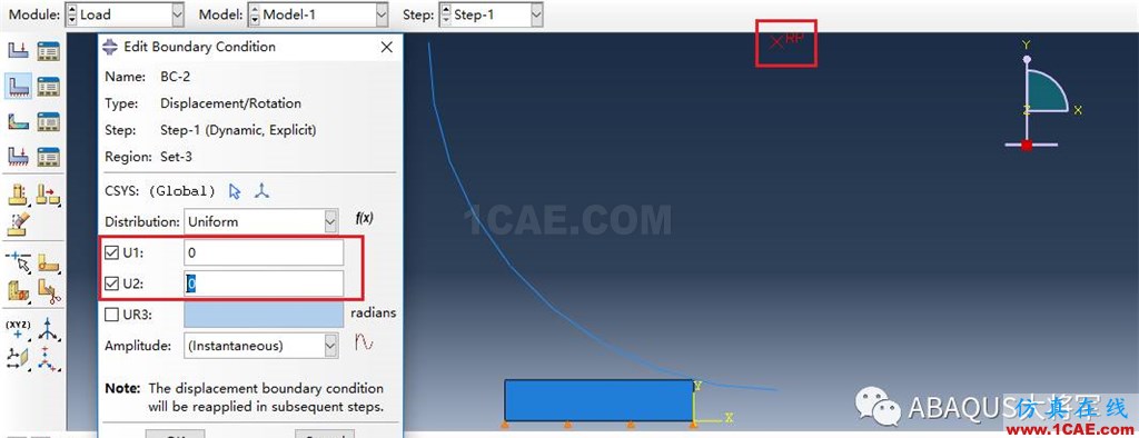 ABAQUS案例的Abaqus/CAE再現(xiàn)—厚板輥壓abaqus有限元培訓(xùn)教程圖片45