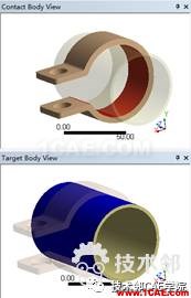 【干貨】ANSYS workbench接觸問題案例——卡箍連接ansys workbanch圖片10