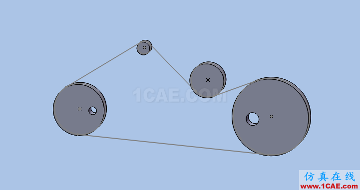 solidworks如何使用布局草圖創(chuàng)建皮帶仿真？solidworks simulation應(yīng)用技術(shù)圖片10