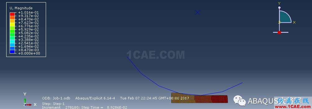 ABAQUS案例的Abaqus/CAE再現(xiàn)—厚板輥壓abaqus有限元分析案例圖片60